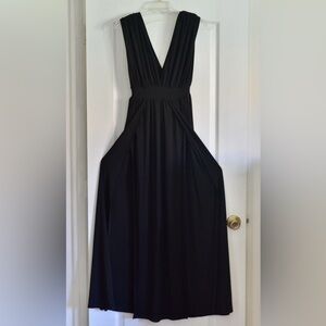 Elegant & Sexy Long Black Dress